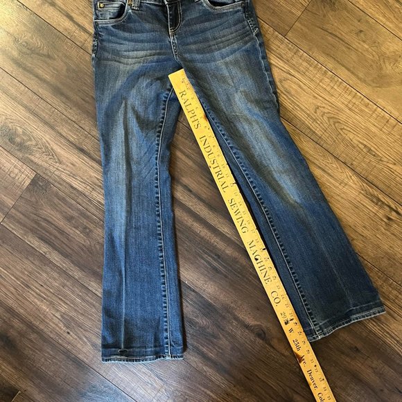 KUT from the Kloth Women’s Natalie High Rise Bootcut Jeans Size 2 Blue Stretch - Picture 6 of 8